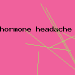 hormone headache