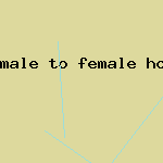 male to female hormone
