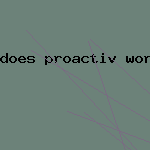 does proactiv work