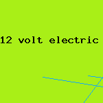 12 volt electric hydraulic pump