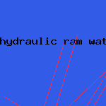 hydraulic ram water pump