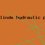 linde hydraulic pump