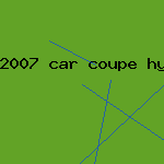 2007 car coupe hyundai