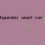 hyundai used car